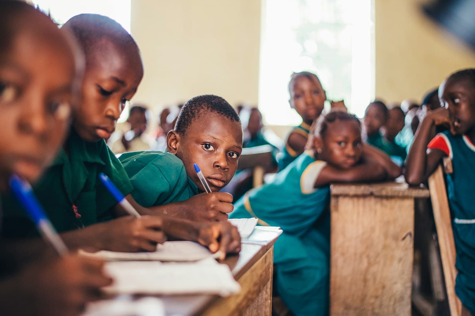 Pupils at school